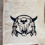 Ceek Cream Cotton Over The Shoulder Burlap Bag Photo 3