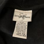 Studio Ease Linen Blend Button Hooded Vest 16W Black Boho Casual Lightweight Size undefined Photo 2