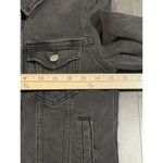 J.Crew  Mercantile Women's Size XXS Black Denim Jacket in Distressed Wash S-306‎ Photo 2