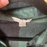 American Eagle  Plaid Peplum Flannel Top Size Medium Photo 3