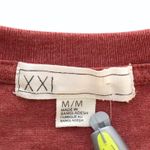 Xxi Rusty Red Short Sleeve V-Neck Tee Medium Photo 5