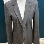 Sachel wool blend gray blazer Size 8 Photo 0