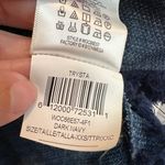 BCBGMAXAZRIA Navy Trysta Swing Fringe Woven Pockets Denim Blue Cotton Size XXS Photo 11