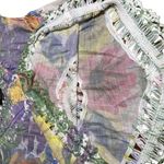 Rain Couture Boho Tunic Top Womens Pastel Floral Crochet Multicolor Sz S… Blue Photo 12