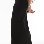 Topshop Mesh Lace Trim Midi Skirt in Black Women’s Size 2 Photo 1