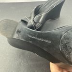 Tommy Hilfiger  Kerry Black Open Toe Platform Wedge Criss Cross Sandals Sz 7M Photo 8