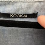 Kookai Chambray Patchwork Button Up Top Medium Photo 2