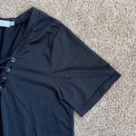 Nuoxi Black Short Sleeve Lace Photo 3