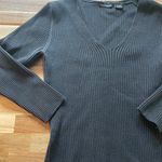Vneck Sweater Black Size M Photo 2