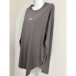 Gymshark Open Back Ark Long Sleeve Shirt Women’s Medium Athletic Gray Top Photo 5