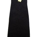 NWT QVC Wardrobe by Brenda French Black Nubby Knit Sleeveless Tank Maxi Dress M Size M Photo 0
