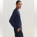 Jenni Kayne ‎ Grayson pullover polo 100% merino wool shirt  top Photo 2