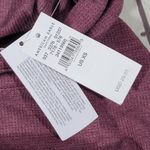 American Eagle  Womens Burgundy Waffle Knit Cowl Neck Long‎ Sleeve Top XS Photo 3