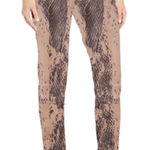 Krazy Larry Size 8 Pull On Ultra Suede Snake Print Ankle Pants‎ Photo 0