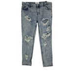 One Teaspoon NWT awesome baggies boyfriend jeans acid wash distressed size 30 Photo 4