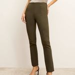 MM.LaFleur  Dark Olive Green The Foster Pants PowerStretch Size 16 Photo 2