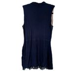 Chic Navy Cowl Neck Top - Bailey 44 - Size Medium Photo 1