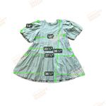 Moon River  Mini Bubble Sleeve Dress. Size M sage green Photo 6