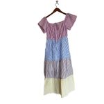 Urban Outfitters NWT Colorblock Seersucker Midi Dress Photo 7