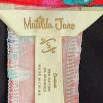 Matilda Jane  Black Long Sleeve Shift Dress with Red Floral Panel Size Small Photo 6