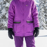 FOURSQUARE Women's Purple 15K Hooded Snowboard Ski Jacket NWT Pink Size XL Photo 0