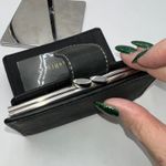 Van Heusen Black Genuine Leather Bifold Wallet Clutch Coin Purse Photo 4