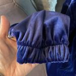 SLADE Blue/Purple Soft Velour Feel Zipper Jacket Size Petite Medium Photo 4