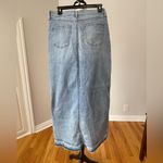 REWASH  high slit maxi skirt denim jean released hem size 9/29 trendy western NWT Photo 2