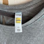 Lole Löle Dress Grey Twist Back Short Sleeves Athletic Dress Sz L GUC Photo 5
