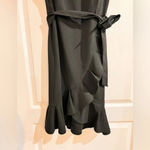 Calvin Klein FINAL PRICE Women's Ruffle Hem Belted Dress Photo 5