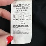 Max Mara  Studio Sz 12 Cotton Cropped Trousers Pants Black Pleated Front Italy Photo 9