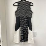 Jonathan Simkhai Black & White Textured Patchwork Style Fit & Flare Mini Dress 6 Photo 8