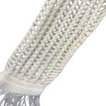 Crochet Long Sleeve Ivory White Hollow Cut Loose Knit Boho Sweater S/M Photo 3