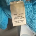 Studio Turquoise Embroidered Cotton Blouse Blue Size 2X Photo 5