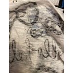 Hello Kitty B6 Women’s Junior’s  Print Semi Sheer Tank Off White size Medium Photo 3