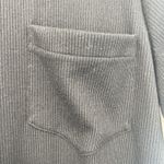 Madewell  Women's Black Ribbed pocket side slit t-shirt midi dress XL Photo 3