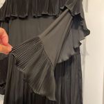 Anthropologie dRA Los Angeles Black Pleated Ruffle Mini Dress Photo 2