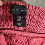 House Of Harlow 1960 Size XS Coral Pink Mini Dress Cottage Resort Eyelet Lace Photo 10