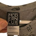 Modern Lux  razor back tee size XL zodiac signs black gray Photo 2