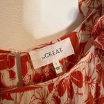 THE GREAT Cascade Dress in Burnt Red Hibiscus Flower Size undefined Photo 5