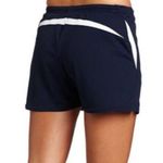 ASICS Shorts Athletic Navy Blue Medium Women Sport Running Gym Exercise Workout Photo 4