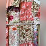 Casual Studio Multi Colored Floral‎ Button Down Jacket Medium Purple Photo 4