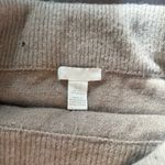 H&M Off-Shoulder Taupe Gray Sweater Photo 3
