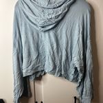 Blue Mono b Relaxed Fit Sweatshirt Size S Cropped Hoodie Photo 3