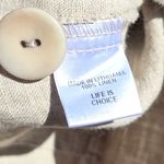 Flax  100% Linen Jacket Neutral P/4 Photo 3