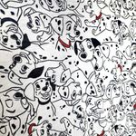 Disney  101 Dalmatians Muscle Tank Top Small White Black Sleeveless Dogs Shirt Photo 3