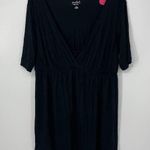 Isabel Maternity  BLACK V-NECK NURSING FEATURE LIGHTWEIGHT PULLOVER SIZE XXL Photo 0