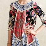 Anthropologie Vanessa Virginia patchwork dress Photo 0