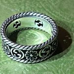 Gucci  Interlocking Silver Ring Photo 3