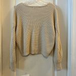 Moon & Madison Beige Knit V Neck Pullover Sweater Size S Tan Photo 1